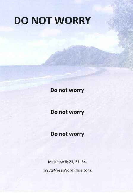 Do not worry Christian Poster.