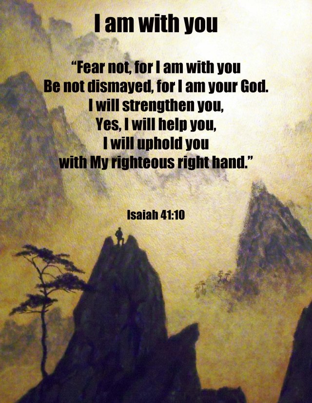 Isaiah 41:10 poster