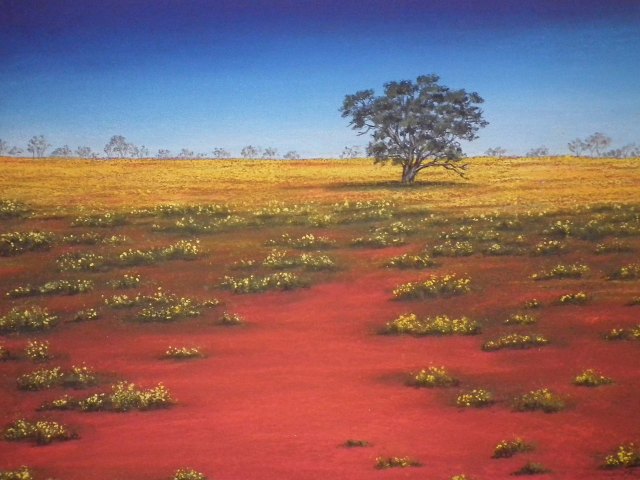Australian Outback painting by Sian Butler.